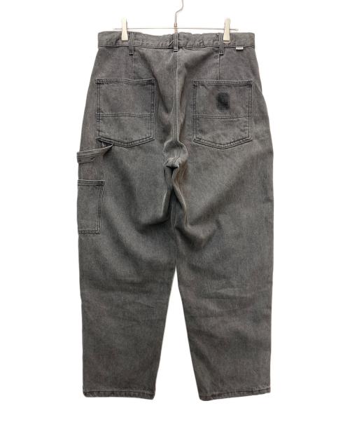 NAUTICA（ノーティカ）NAUTICA (ノーティカ) ダブルニーデニムペインターパンツ グレー サイズ:Lの古着・服飾アイテム