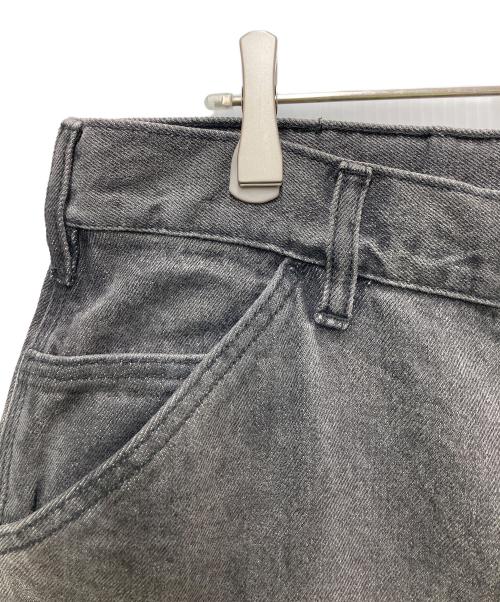 NAUTICA（ノーティカ）NAUTICA (ノーティカ) ダブルニーデニムペインターパンツ グレー サイズ:Lの古着・服飾アイテム