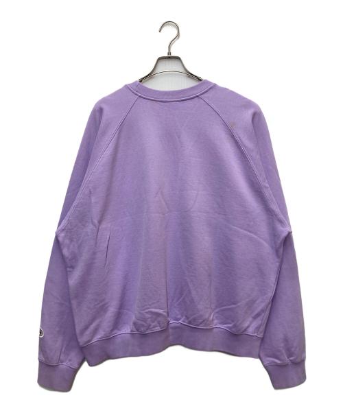 paragraph（パラグラフ）paragraph (パラグラフ) フラワーロゴスウェット パープル サイズ:2の古着・服飾アイテム