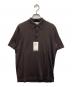TOMORROW LAND tricot（トゥモローランド トリコ）の古着「シルクミックスニットポロシャツ」｜ブラウン