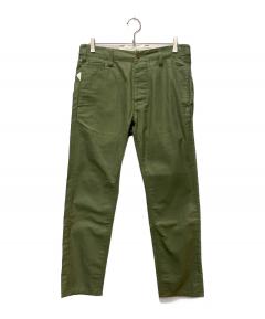 中古・古着通販】ETRO (エトロ) ペイズリー柄パンツ ブラウン×カーキ