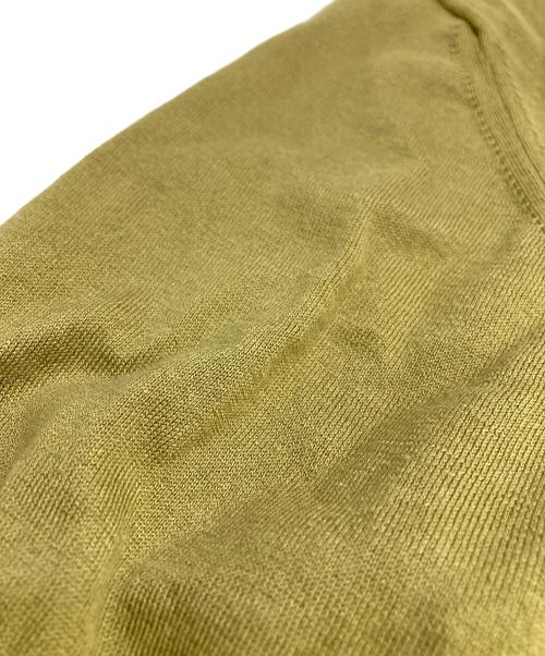 JOHN SMEDLEY（ジョンスメドレー）JOHN SMEDLEY (ジョンスメドレー) 半袖コットンニットＴシャツ カーキ サイズ:Sの古着・服飾アイテム