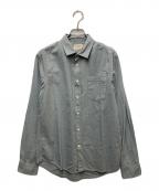 NUDIE JEANSヌーディー・ジーンズ）の古着「長袖シャツ」｜グレー