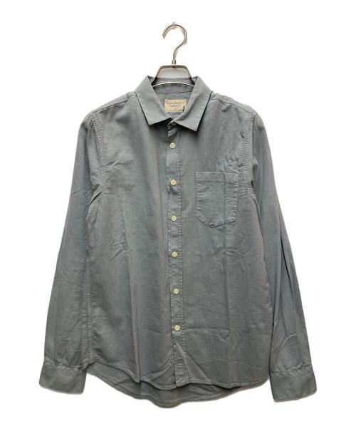 NUDIE JEANS（ヌーディー・ジーンズ）NUDIE JEANS (ヌーディー・ジーンズ) 長袖シャツ グレー サイズ:S 未使用品の古着・服飾アイテム