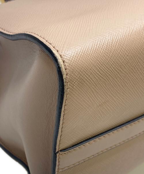 PRADA（プラダ）PRADA (プラダ) 2WAYバッグ サフィアーノ ピンクベージュの古着・服飾アイテム