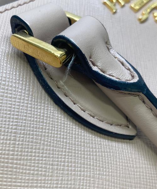 PRADA（プラダ）PRADA (プラダ) 2WAYバッグ サフィアーノ ピンクベージュの古着・服飾アイテム