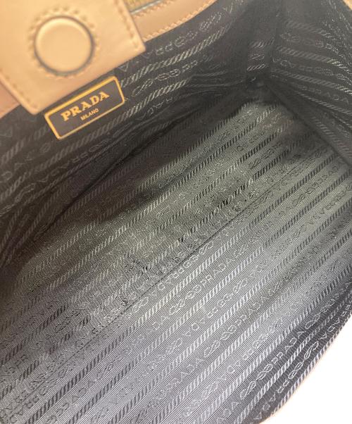 PRADA（プラダ）PRADA (プラダ) 2WAYバッグ サフィアーノ ピンクベージュの古着・服飾アイテム