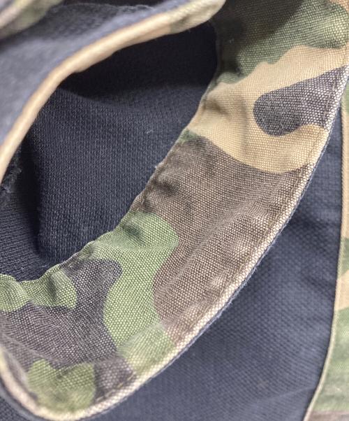 55DSL（フィフテーファイブディーエスエル）55DSL (フィフテーファイブディーエスエル) ジップブルゾン ブラック×カーキ サイズ:SIZE Sの古着・服飾アイテム