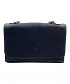 TORY BURCHトリーバーチ）の古着「チェーンショルダーバッグ」｜ネイビー