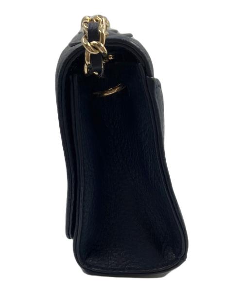 TORY BURCH（トリーバーチ）TORY BURCH (トリーバーチ) チェーンショルダーバッグ ネイビーの古着・服飾アイテム