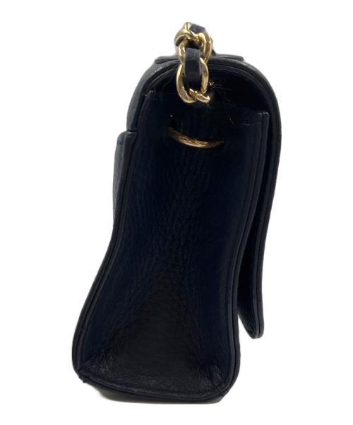 TORY BURCH（トリーバーチ）TORY BURCH (トリーバーチ) チェーンショルダーバッグ ネイビーの古着・服飾アイテム