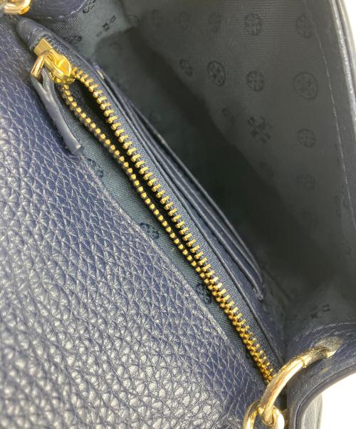 TORY BURCH（トリーバーチ）TORY BURCH (トリーバーチ) チェーンショルダーバッグ ネイビーの古着・服飾アイテム