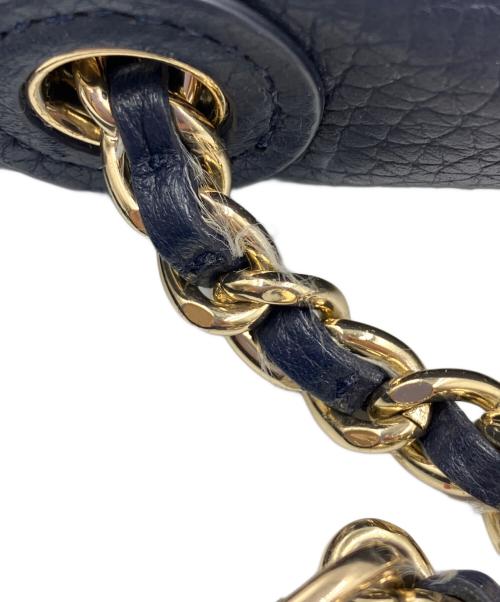 TORY BURCH（トリーバーチ）TORY BURCH (トリーバーチ) チェーンショルダーバッグ ネイビーの古着・服飾アイテム