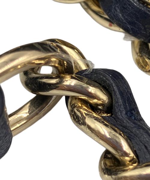 TORY BURCH（トリーバーチ）TORY BURCH (トリーバーチ) チェーンショルダーバッグ ネイビーの古着・服飾アイテム