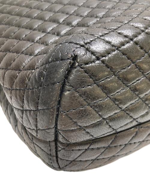 BALLY（バリー）BALLY (バリー) チェーンショルダーキルティングバッグ ブラウン×ゴールドの古着・服飾アイテム