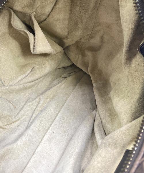 BOTTEGA VENETA（ボッテガベネタ）BOTTEGA VENETA (ボッテガベネタ) イントレチャートセミショルダーバッグ ブラウンの古着・服飾アイテム