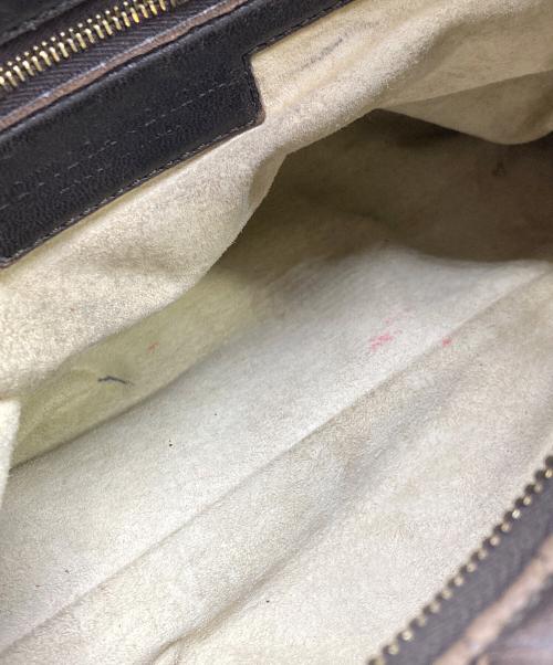 BOTTEGA VENETA（ボッテガベネタ）BOTTEGA VENETA (ボッテガベネタ) イントレチャートセミショルダーバッグ ブラウンの古着・服飾アイテム