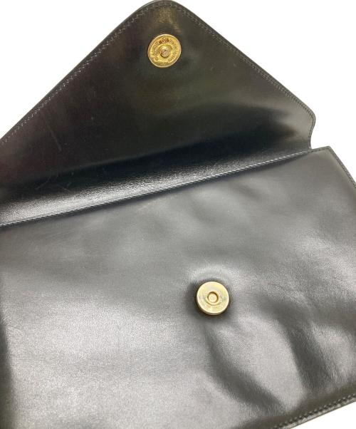 CELINE（セリーヌ）CELINE (セリーヌ) 2WAYチェーンショルダーバッグ ブラック×ゴールドの古着・服飾アイテム