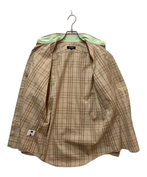 BURBERRY BLACK LABEL（バーバリーブラックレーベル）BURBERRY BLACK LABEL (バーバリーブラックレーベル) チェックシャツ ベージュ サイズ:SIZE 2の古着・服飾アイテム