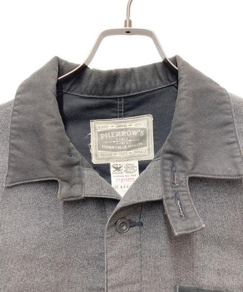Pherrow's（フェローズ）Pherrow's (フェローズ) カバーオール グレー×ブラック サイズ:36の古着・服飾アイテム