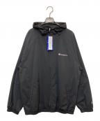 Championチャンピオン）の古着「ウインドフルジップジャケット」｜ブラック