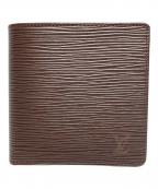 LOUIS VUITTONルイ ヴィトン）の古着「エピ ポルト ビエ カルト クレディ モネ」｜モカ