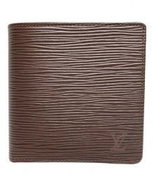 LOUIS VUITTON（ルイ ヴィトン）の古着「エピ ポルト ビエ カルト クレディ モネ」｜モカ