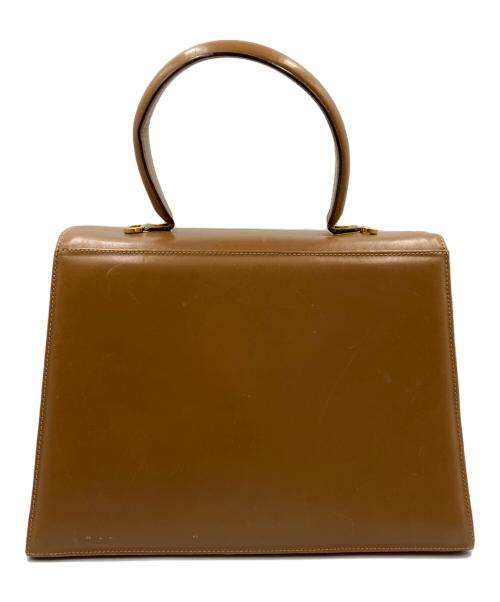 Salvatore Ferragamo（サルヴァトーレ フェラガモ）Salvatore Ferragamo (サルヴァトーレ フェラガモ) トップハンドル2WAYバッグ ベージュの古着・服飾アイテム