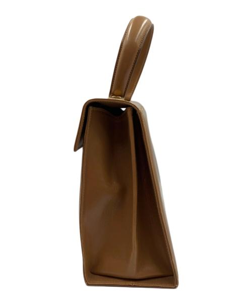 Salvatore Ferragamo（サルヴァトーレ フェラガモ）Salvatore Ferragamo (サルヴァトーレ フェラガモ) トップハンドル2WAYバッグ ベージュの古着・服飾アイテム