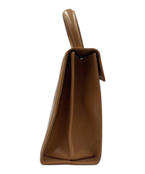 Salvatore Ferragamo（サルヴァトーレ フェラガモ）Salvatore Ferragamo (サルヴァトーレ フェラガモ) トップハンドル2WAYバッグ ベージュの古着・服飾アイテム