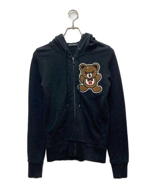 Hysteric Glamour（ヒステリックグラマー）Hysteric Glamour (ヒステリックグラマー) ジップパーカー ブラック サイズ:-の古着・服飾アイテム