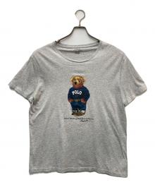 POLO RALPH LAUREN（ポロ・ラルフローレン）の古着「ポロベアプリントTシャツ」｜グレー