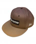 SUPREME×New Eraシュプリーム×ニューエラ）の古着「Gradient Box Logo New era」｜ブラウン