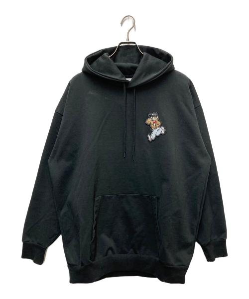 KAO YORI NAKAMI（カオヨリナカミ）KAO YORI NAKAMI (カオヨリナカミ) FREAK'S STORE (フリークストア) パーカー PUNCH BOY HOODIE ブラック サイズ:XLの古着・服飾アイテム