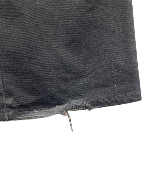 world wide famous（ワールドワイドフェイマス）world wide famous (ワールドワイドフェイマス) カスタムペイントデニムパンツ ブラック サイズ:W34×L30の古着・服飾アイテム