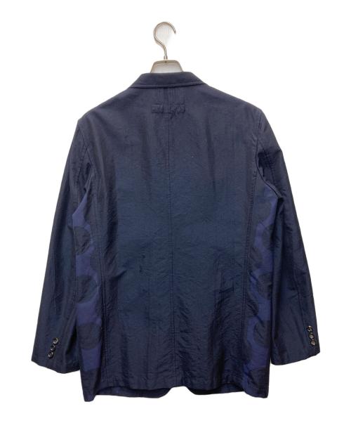 COMME des GARCONS HOMME（コムデギャルソン オム）COMME des GARCONS HOMME (コムデギャルソン オム) 縮絨加工3Bジャケット ネイビー×パープル サイズ:Mの古着・服飾アイテム