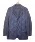 COMME des GARCONS HOMME（コムデギャルソン オム）の古着「縮絨加工3Bジャケット」｜ネイビー×パープル