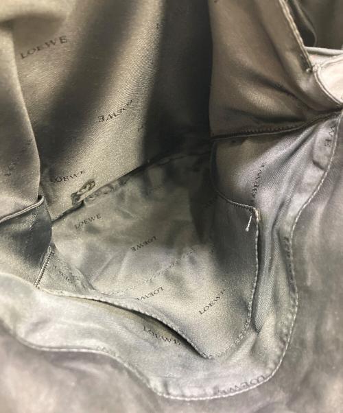 LOEWE（ロエベ）LOEWE (ロエベ) 巾着ショルダーバッグ ブラックの古着・服飾アイテム