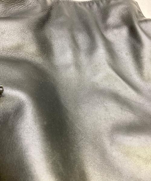 LOEWE（ロエベ）LOEWE (ロエベ) 巾着ショルダーバッグ ブラックの古着・服飾アイテム