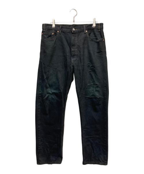 LEVI'S（リーバイス）LEVI'S (リーバイス) 505後染めデニムパンツ ブラック サイズ:W36×L30の古着・服飾アイテム