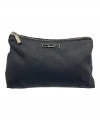 BOTTEGA VENETAボッテガベネタ）の古着「ナイロンコスメポーチ」｜ブラック