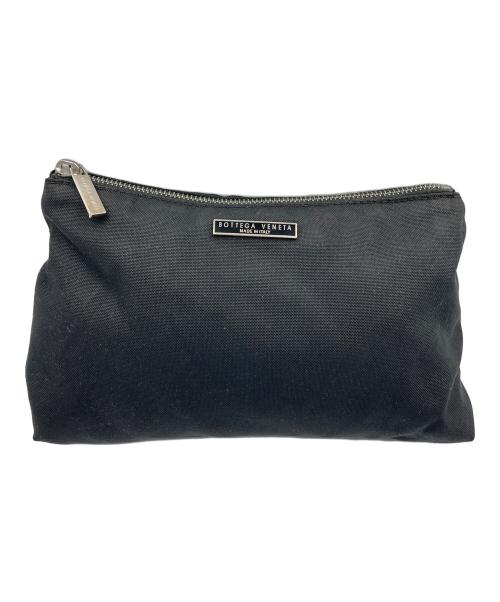 BOTTEGA VENETA（ボッテガベネタ）BOTTEGA VENETA (ボッテガベネタ) ナイロンコスメポーチ ブラックの古着・服飾アイテム