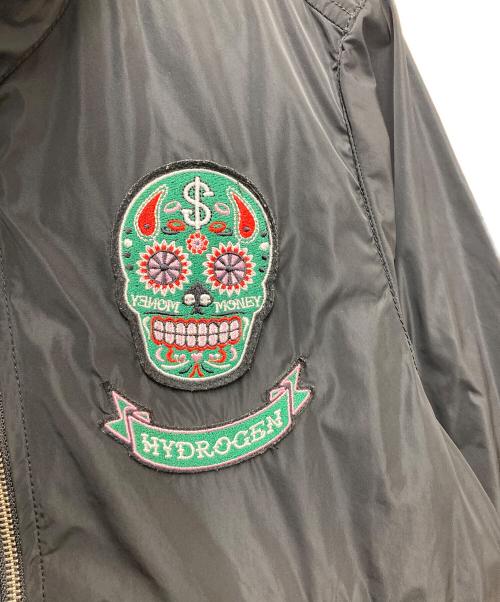 HYDROGEN（ハイドロゲン）HYDROGEN (ハイドロゲン) ナイロンブルゾン ブラック サイズ:Mの古着・服飾アイテム
