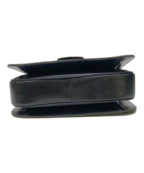 CELINE（セリーヌ）CELINE (セリーヌ) フラップショルダーバッグ ネイビーの古着・服飾アイテム