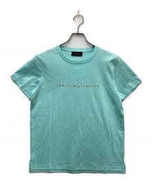 Daniel Wellington（ダニエルウェリントン）の古着「クルーネックロゴTシャツ」｜ミントグリーン