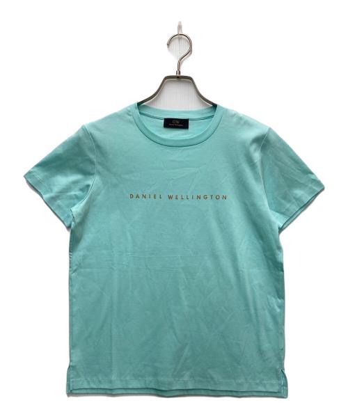 Daniel Wellington（ダニエルウェリントン）Daniel Wellington (ダニエルウェリントン) クルーネックロゴTシャツ ミントグリーン サイズ:Lの古着・服飾アイテム