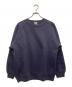 COMOLI（コモリ）の古着「コットン吊裏毛クルーネックスウェット」｜ネイビー