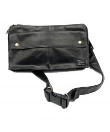 PORTER（ポーター）の古着「ボディーバッグ」｜ブラック