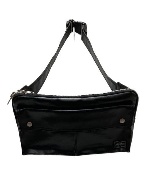 PORTER（ポーター）PORTER (ポーター) ボディーバッグ ブラックの古着・服飾アイテム