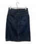 MIU MIU (ミュウミュウ) バックスリットデニムスカート ネイビー サイズ:26：10000円